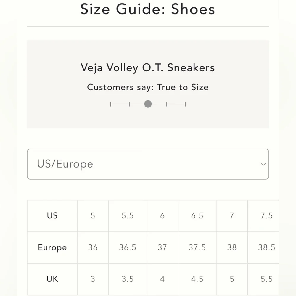 Veja Volley O.T. Sneakers, Size 5.5 US, Color: Leather White Tent Bark, $155.00 - Picture 4 of 16